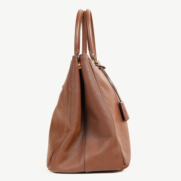 Prada Galleria Medium Brown Saffiano Leather Tote - Picture 3 of 15